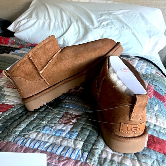 UGG Shoes - Ugg Classic Ultra Mini Chesnut Size 8